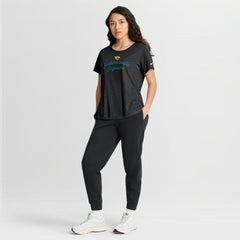 Jacksonville Jaguars Women's Script Tri-Blend T-Shirt - Black T-shirts
