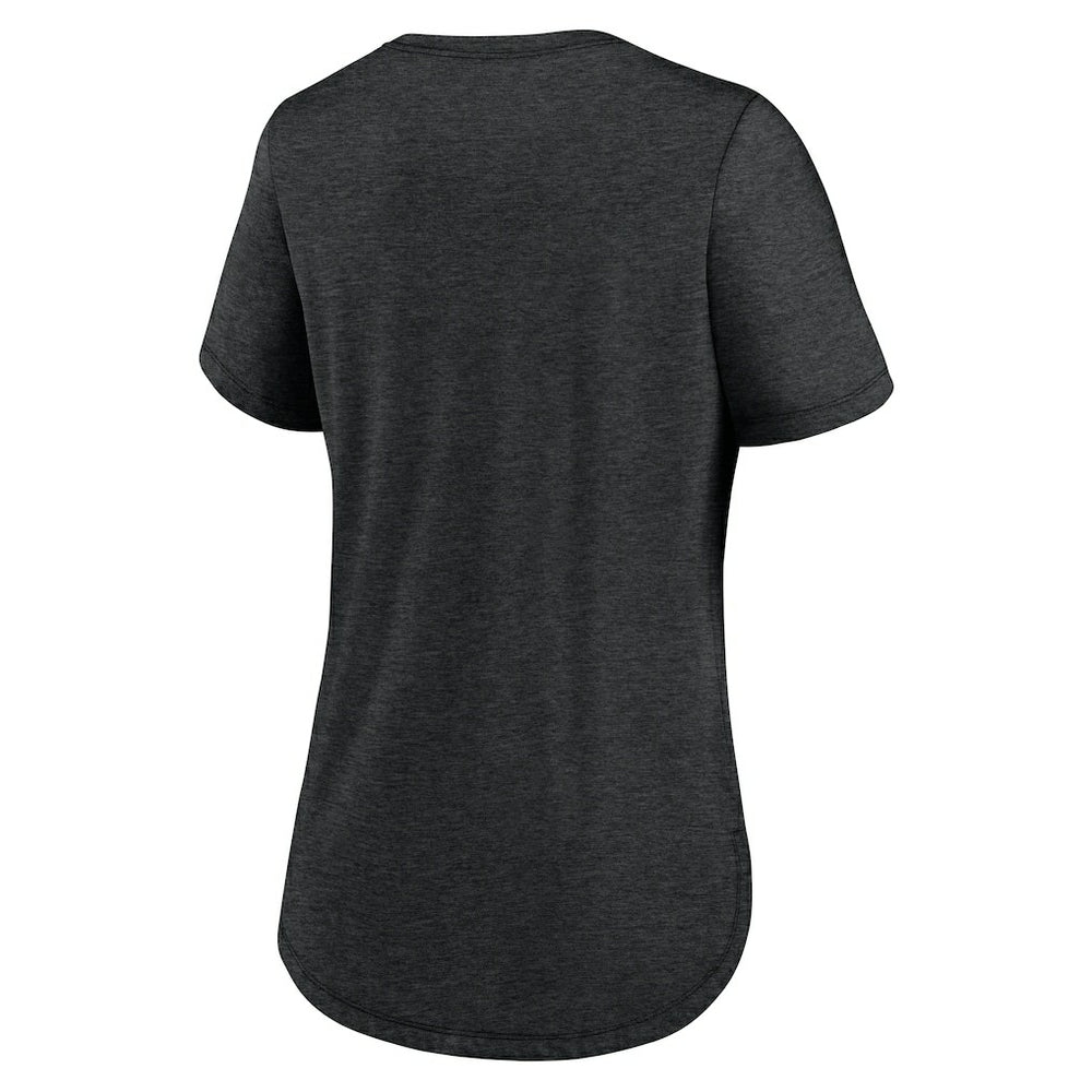 Minnesota Vikings Women's Script Tri-Blend T-Shirt - Black T-shirts
