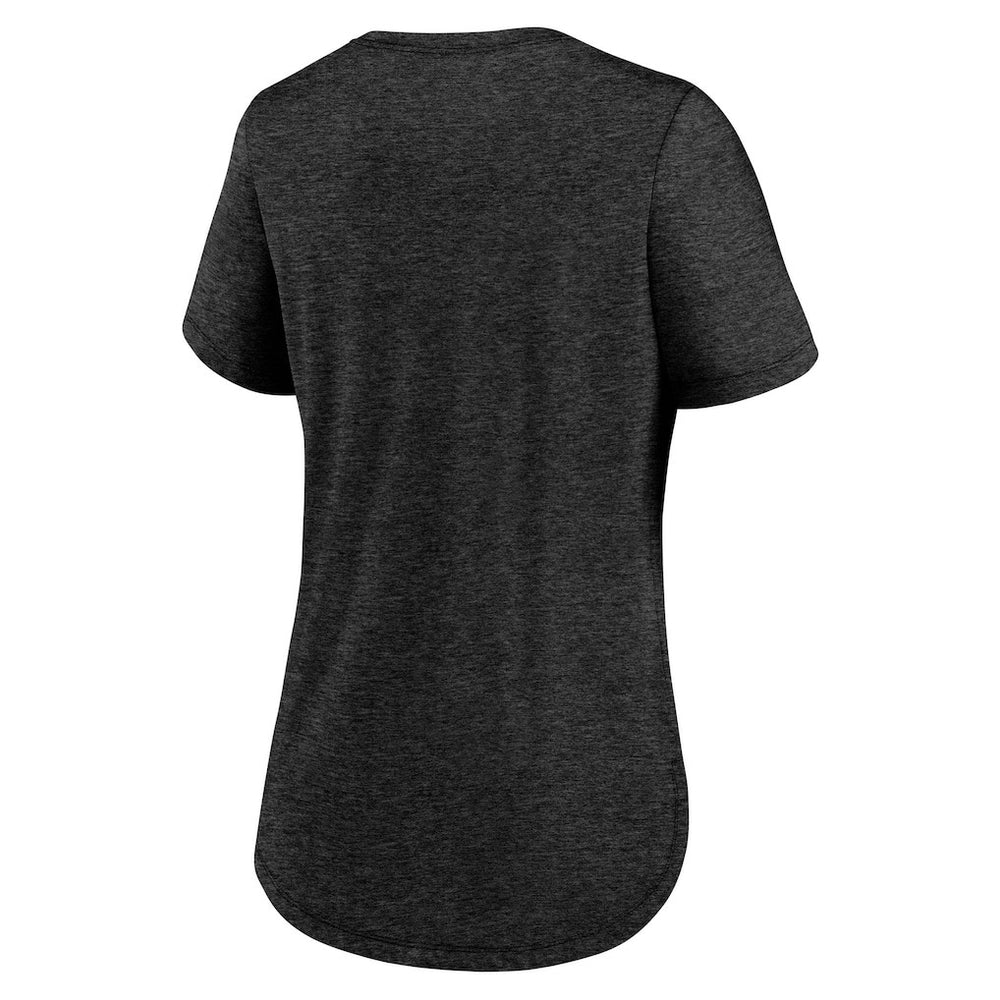 Pittsburgh Steelers Women's Script Tri-Blend T-Shirt - Black T-shirts