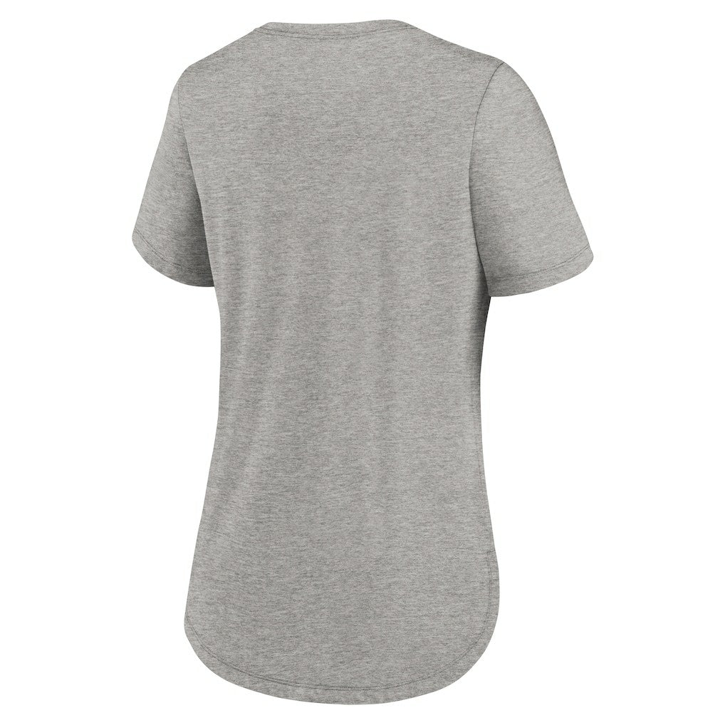 Cleveland Browns Women's Script Tri-Blend T-Shirt - Gray T-shirts