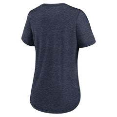 Dallas Cowboys Women's Script Tri-Blend T-Shirt - Heather Navy T-shirts