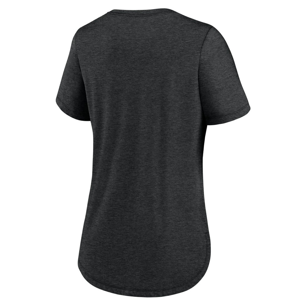 Detroit Lions Women's Script Tri-Blend T-Shirt - Black T-shirts