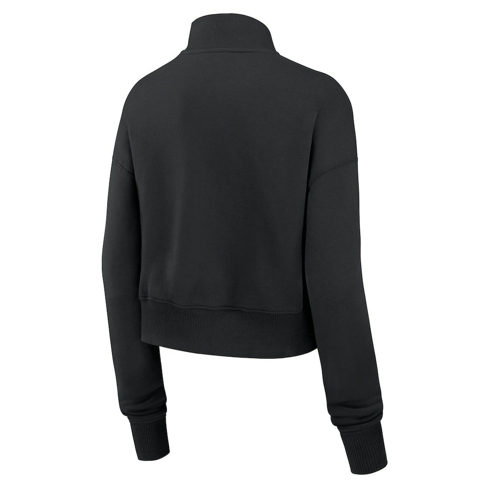 Washington Commanders Women's Primetime Phoenix Half-Zip Sweatshirt - Black Sweatshirts