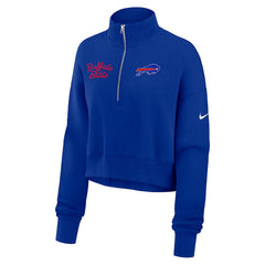 Buffalo Bills Women's Primetime Phoenix Half-Zip Sweatshirt - Royal Sweatshirts