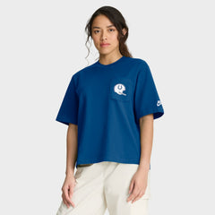 Indianapolis Colts Women's Rewind Pocket Boxy T-Shirt - Royal T-shirts