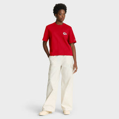 Kansas City Chiefs Women's Rewind Pocket Boxy T-Shirt - Red T-shirts