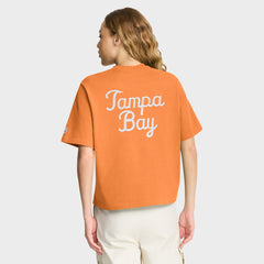 Tampa Bay Buccaneers Women's Rewind Pocket Boxy T-Shirt - Orange T-shirts