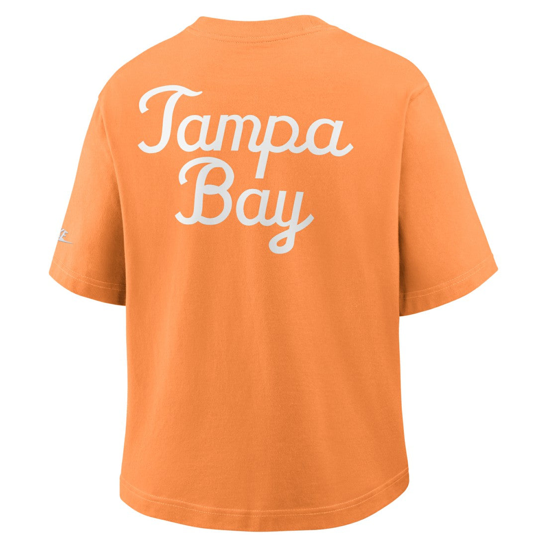 Tampa Bay Buccaneers Women's Rewind Pocket Boxy T-Shirt - Orange T-shirts