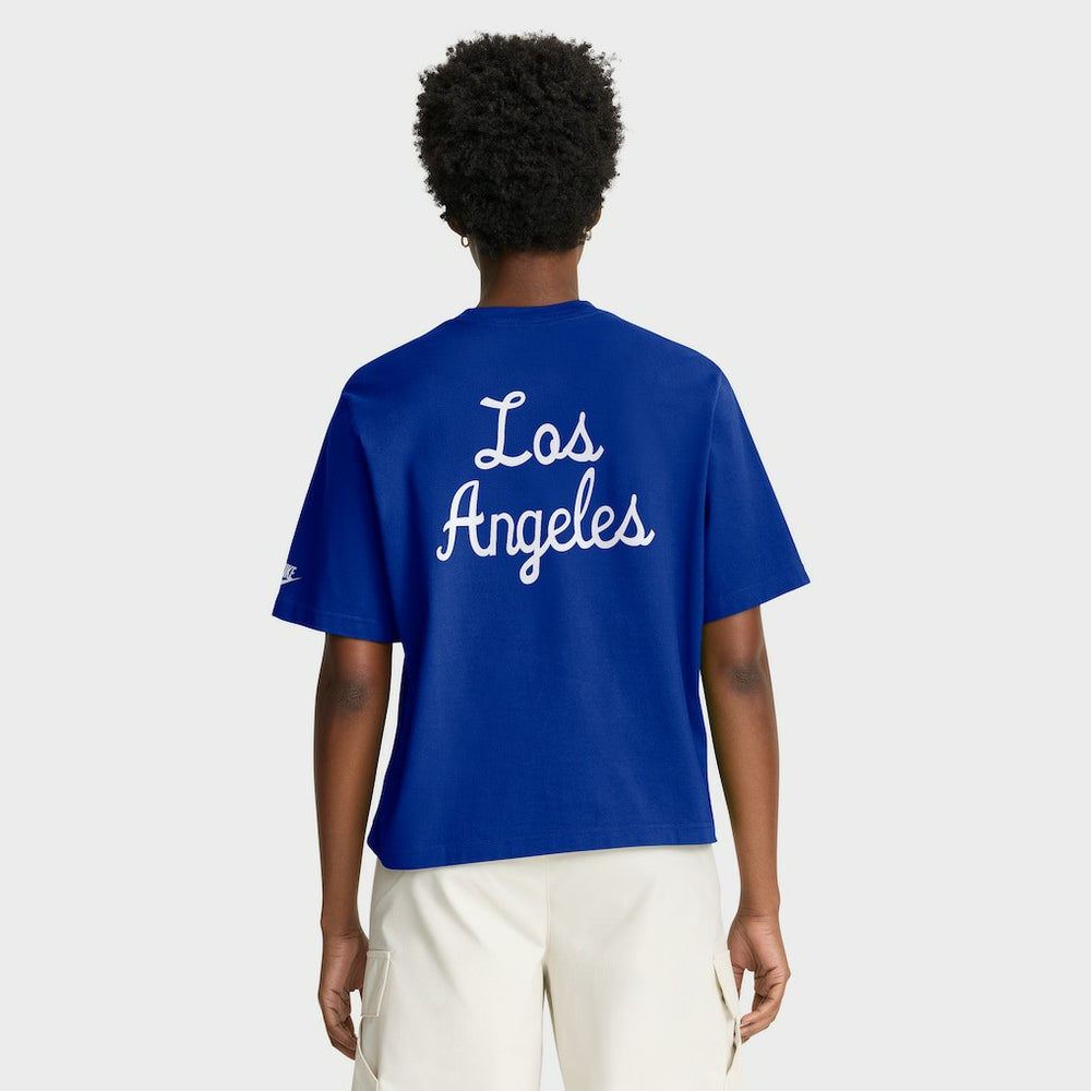 Los Angeles Rams Women's Rewind Pocket Boxy T-Shirt - Royal T-shirts