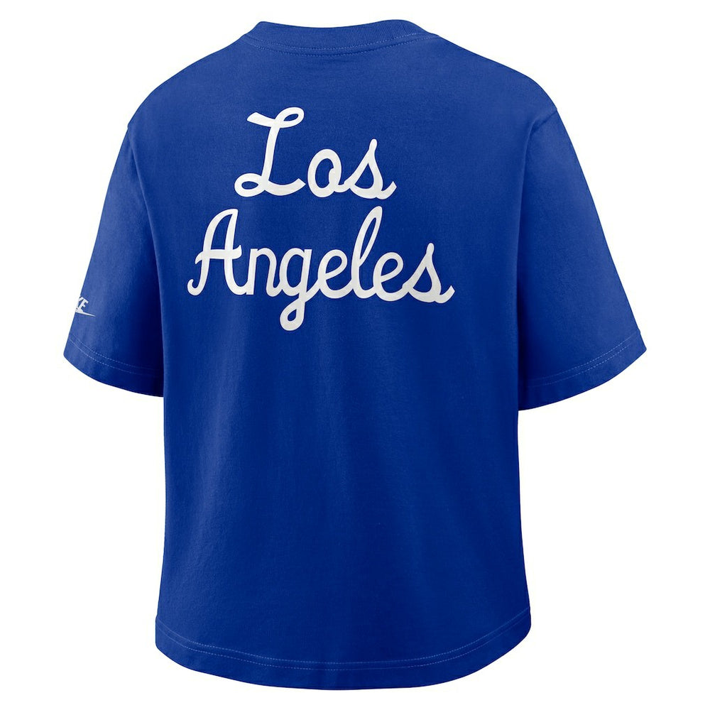 Los Angeles Rams Women's Rewind Pocket Boxy T-Shirt - Royal T-shirts