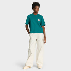 Miami Dolphins Women's Rewind Pocket Boxy T-Shirt - Aqua T-shirts