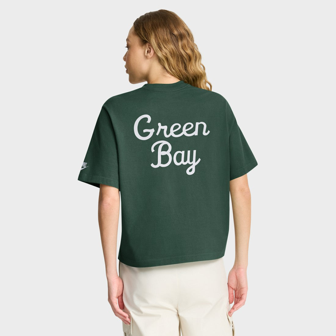 Green Bay Packers Women's Rewind Pocket Boxy T-Shirt - Green T-shirts