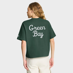 Green Bay Packers Women's Rewind Pocket Boxy T-Shirt - Green T-shirts