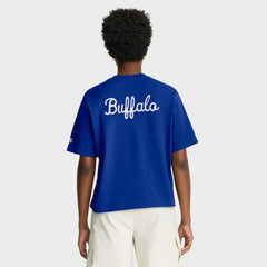 Buffalo Bills Women's Rewind Pocket Boxy T-Shirt - Royal T-shirts
