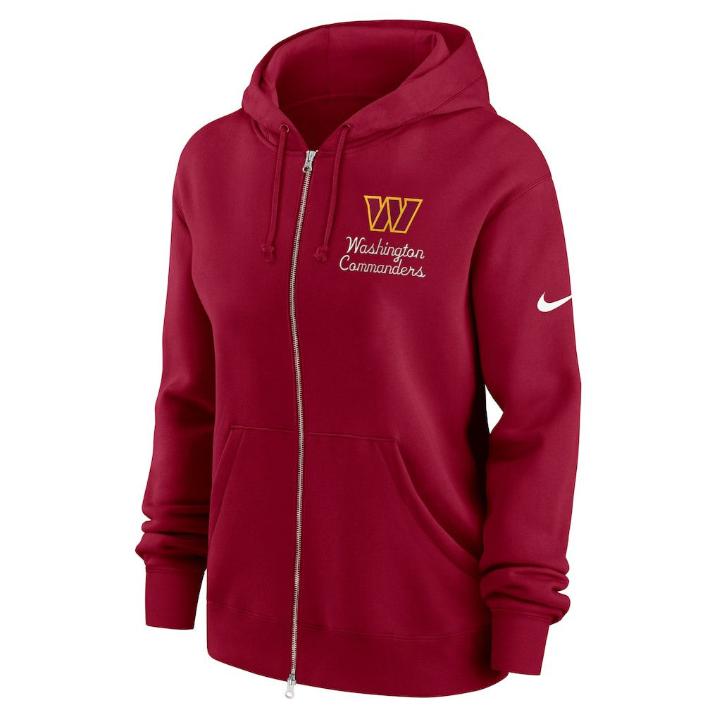 Washington Commanders Women's Phoenix Rewind Full-Zip Hoodie - Burgundy Hoodies