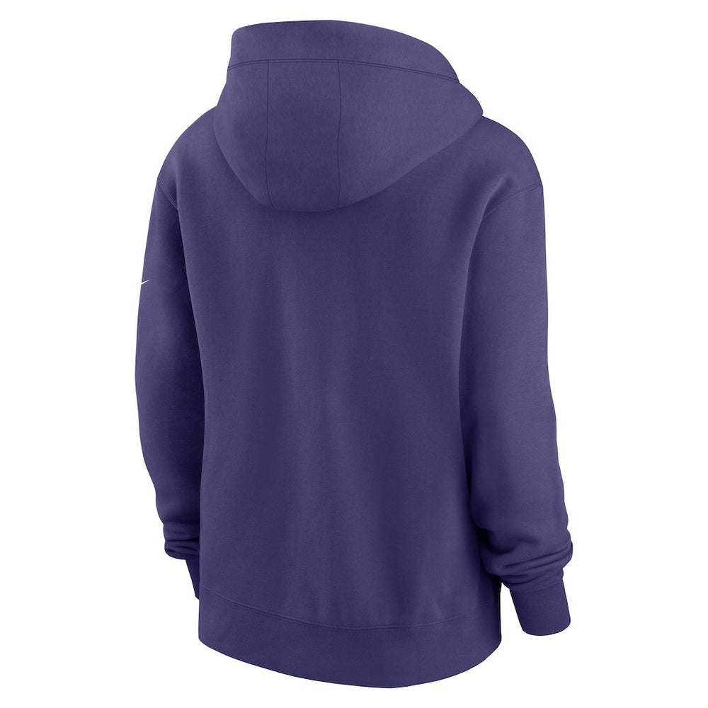 Baltimore Ravens Women's Phoenix Rewind Full-Zip Hoodie - Purple Hoodies