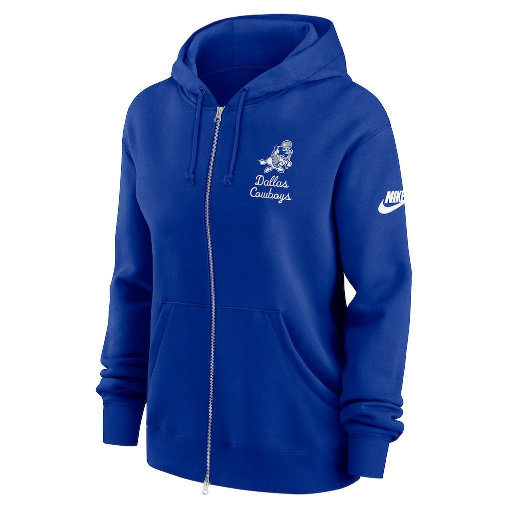 Dallas Cowboys Women's Phoenix Rewind Full-Zip Hoodie - Navy Hoodies