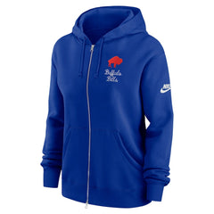 Buffalo Bills Women's Phoenix Rewind Full-Zip Hoodie - Royal Hoodies