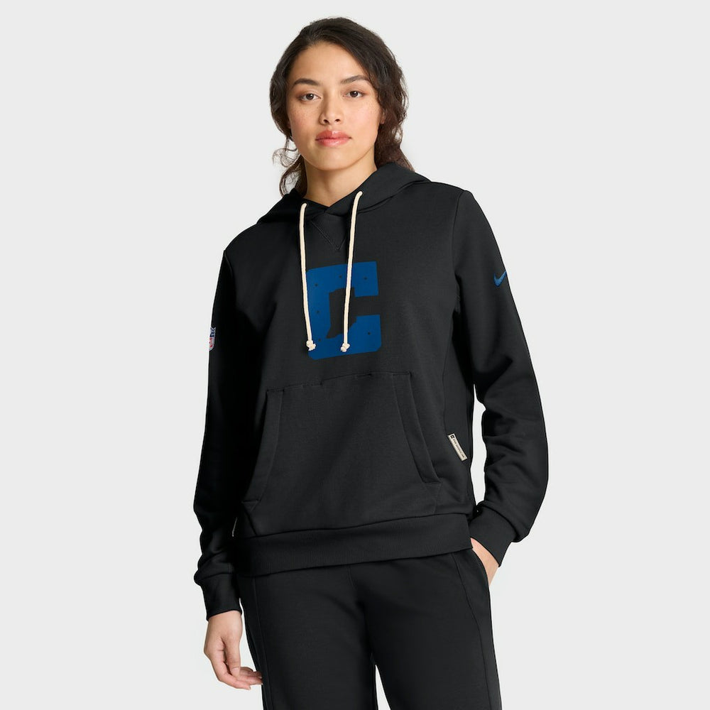 Indianapolis Colts Women's Alternate Logo Sideline Standard Issue Dri-FIT Hoodie - Black Hoodies