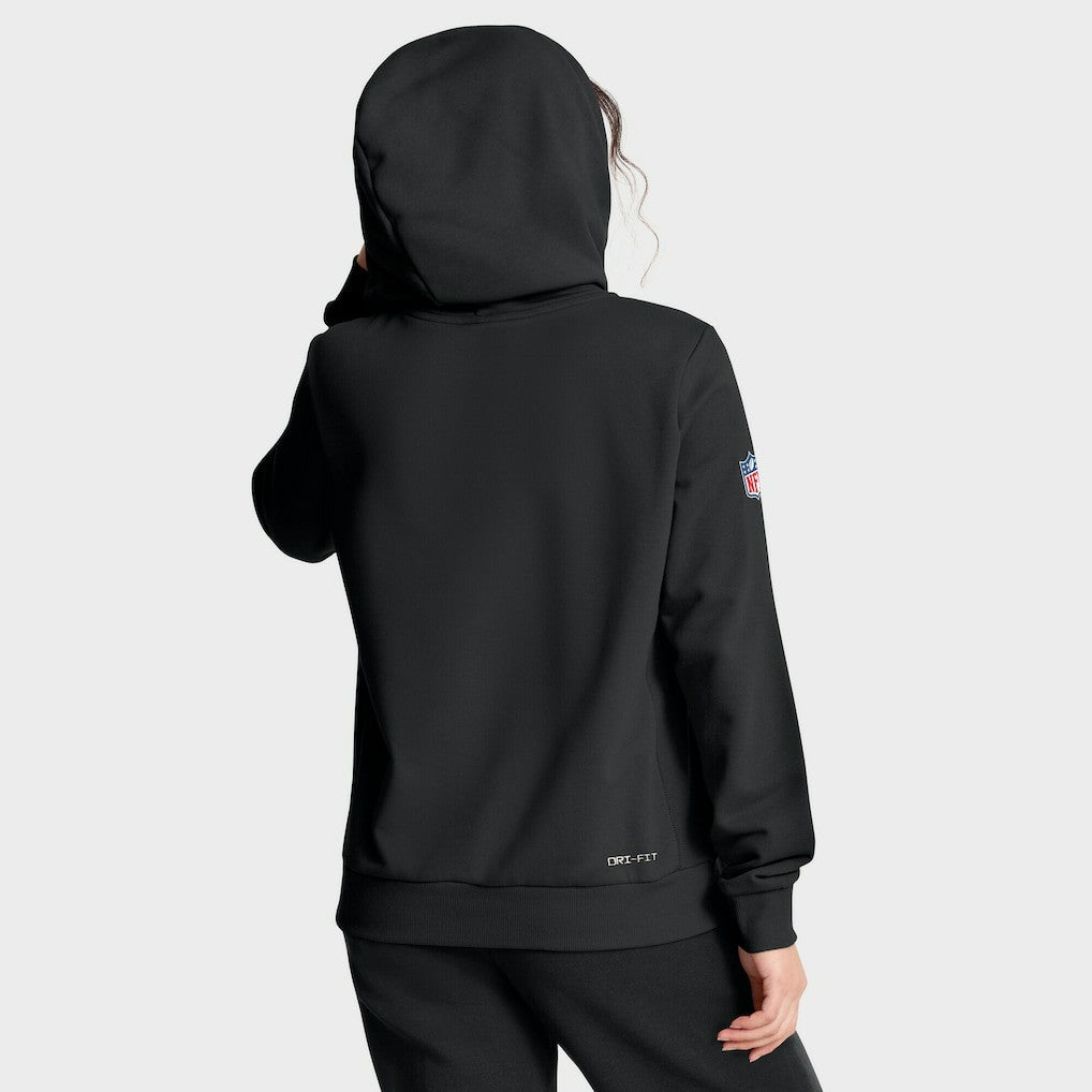 Pittsburgh Steelers Women's 1933 Sideline Standard Issue Dri-FIT Hoodie - Black Hoodies