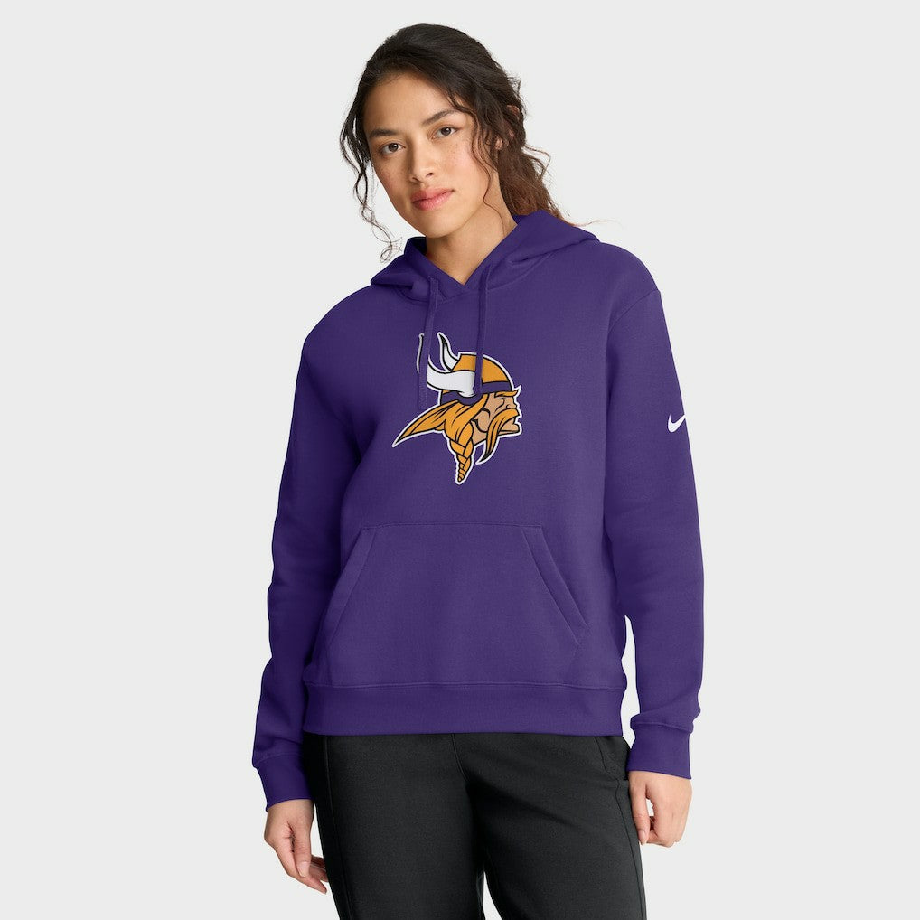 Minnesota Vikings Women's Club Fleece Hoodie - Purple Hoodies