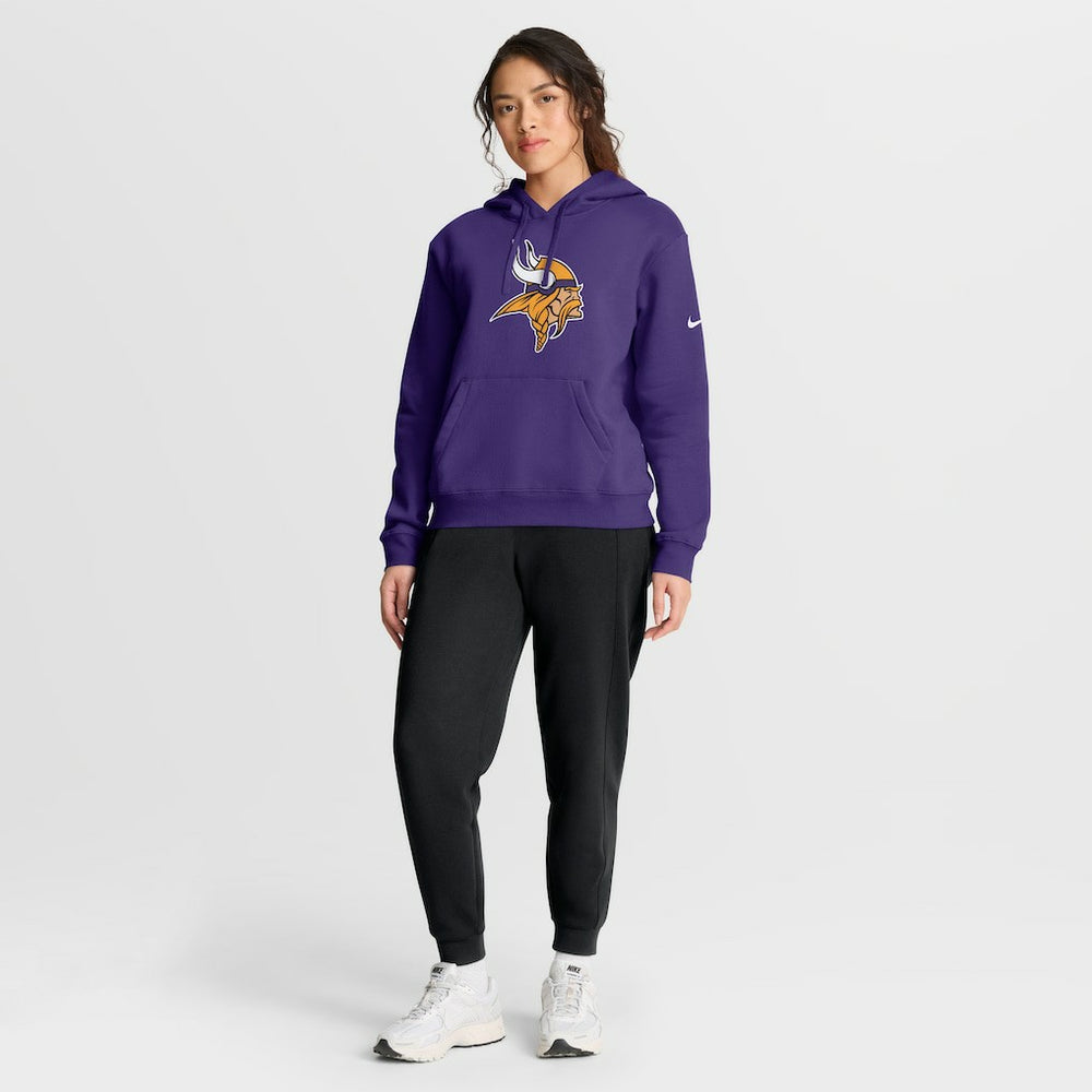 Minnesota Vikings Women's Club Fleece Hoodie - Purple Hoodies
