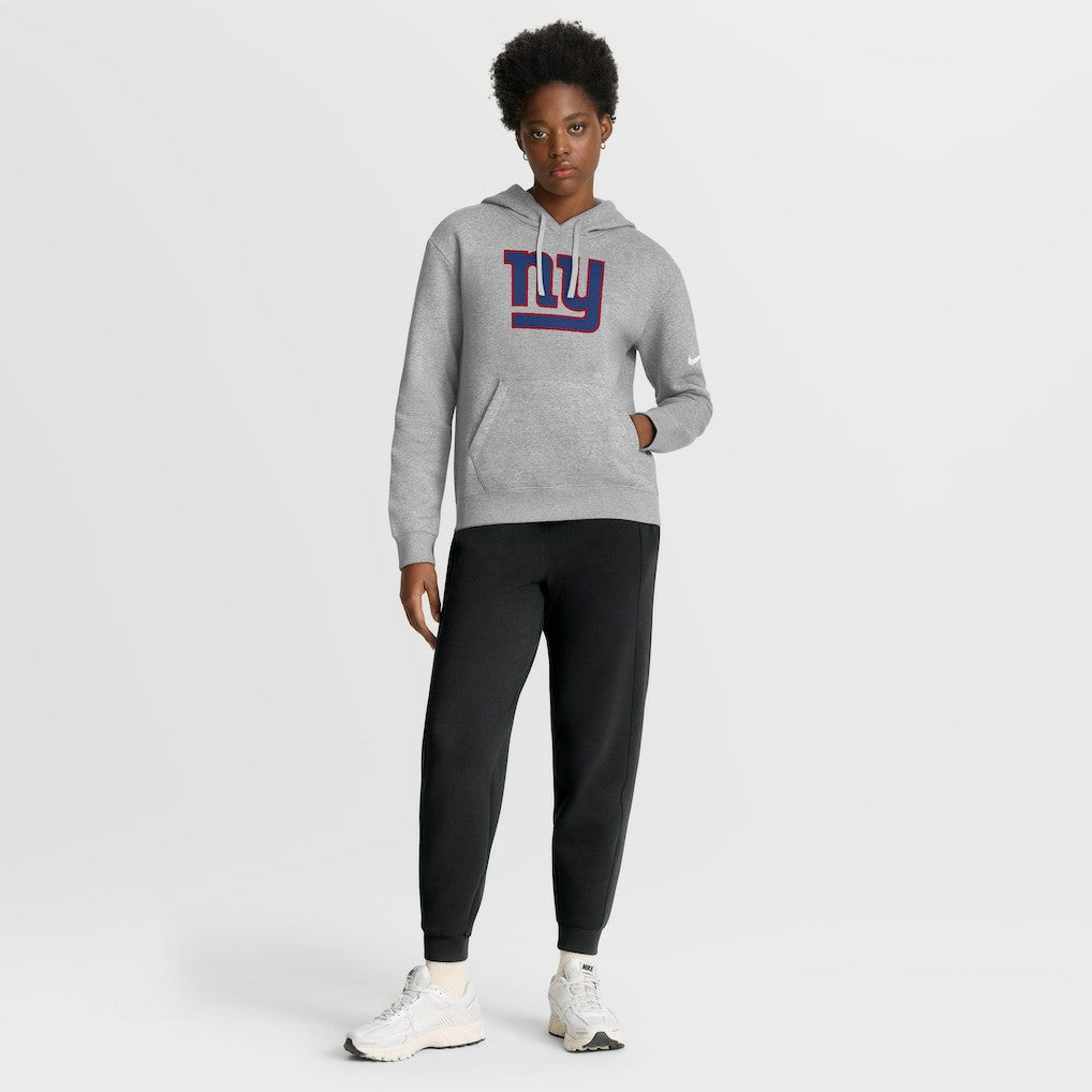 New York Giants Women's Club Fleece Hoodie - Heather Gray Hoodies