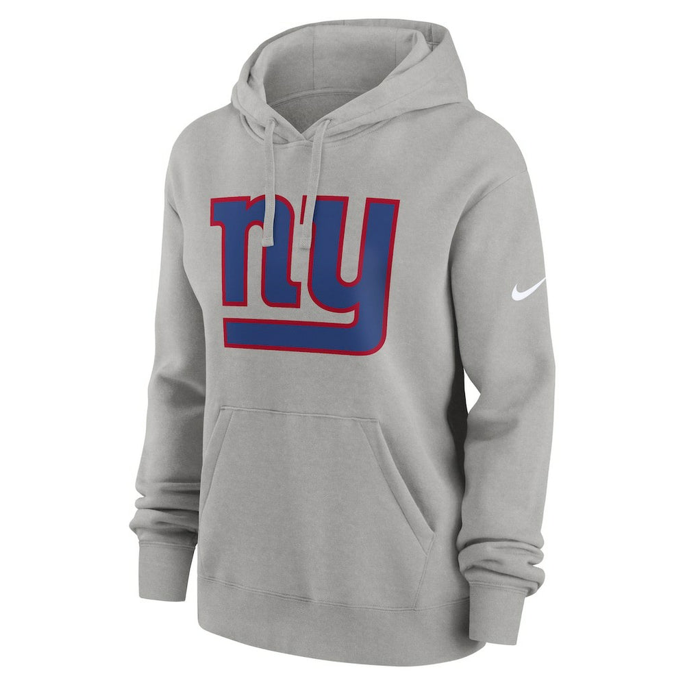 New York Giants Women's Club Fleece Hoodie - Heather Gray Hoodies