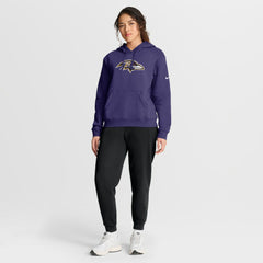 Baltimore Ravens Women's Club Fleece Hoodie - Purple Hoodies