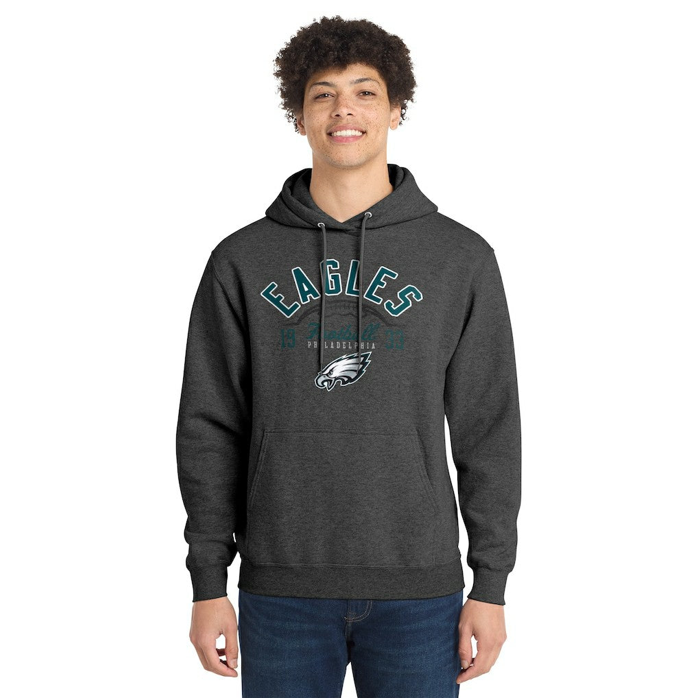 Philadelphia Eagles Starter Pullover Hoodie - Heather Gray Hoodies