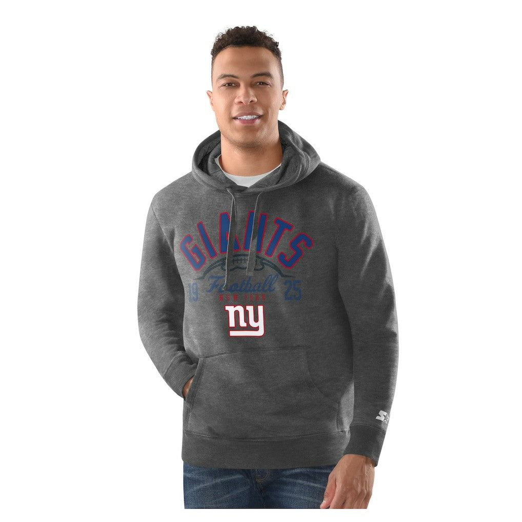 New York Giants Starter Pullover Hoodie - Charcoal Hoodies