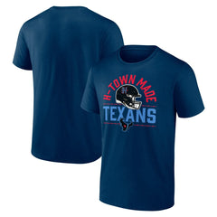 Houston Texans H-Town Helmet T-Shirt - Navy T-shirts