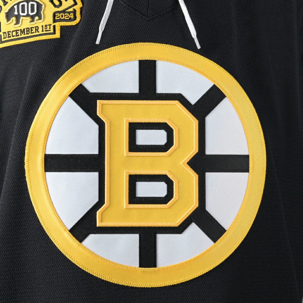 Boston Bruins Fanatics 100th Anniversary Authentic Pro Jersey - Black | US 202482569