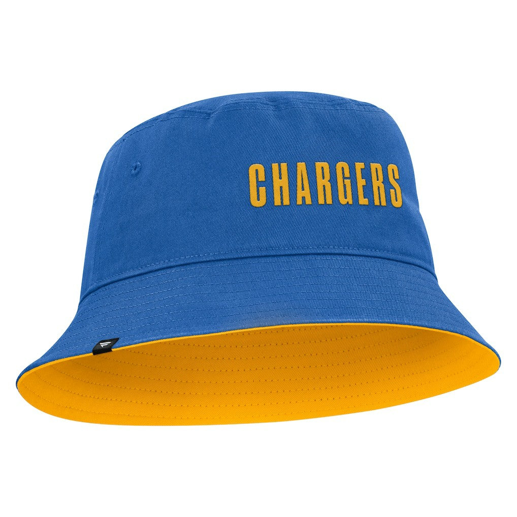 Los Angeles Chargers Strong Side Bucket Hat - Powder Blue Hats