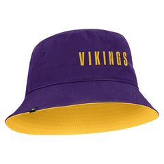 Minnesota Vikings Strong Side Bucket Hat - Purple Hats