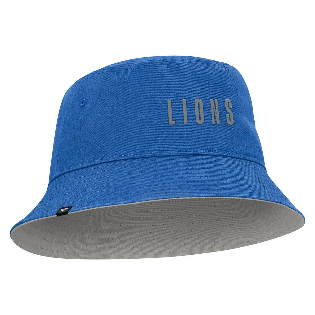 Detroit Lions Strong Side Bucket Hat - Blue Hats