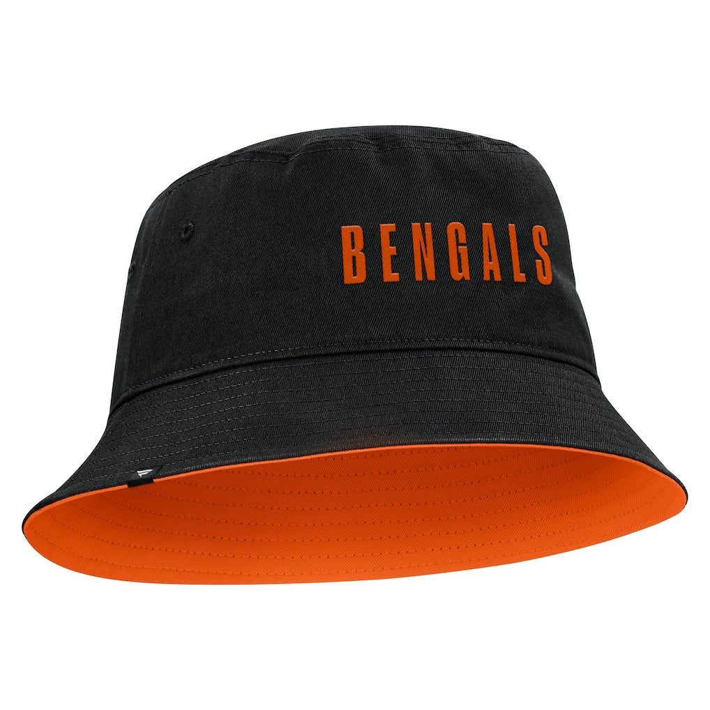Cincinnati Bengals Strong Side Bucket Hat - Black Hats
