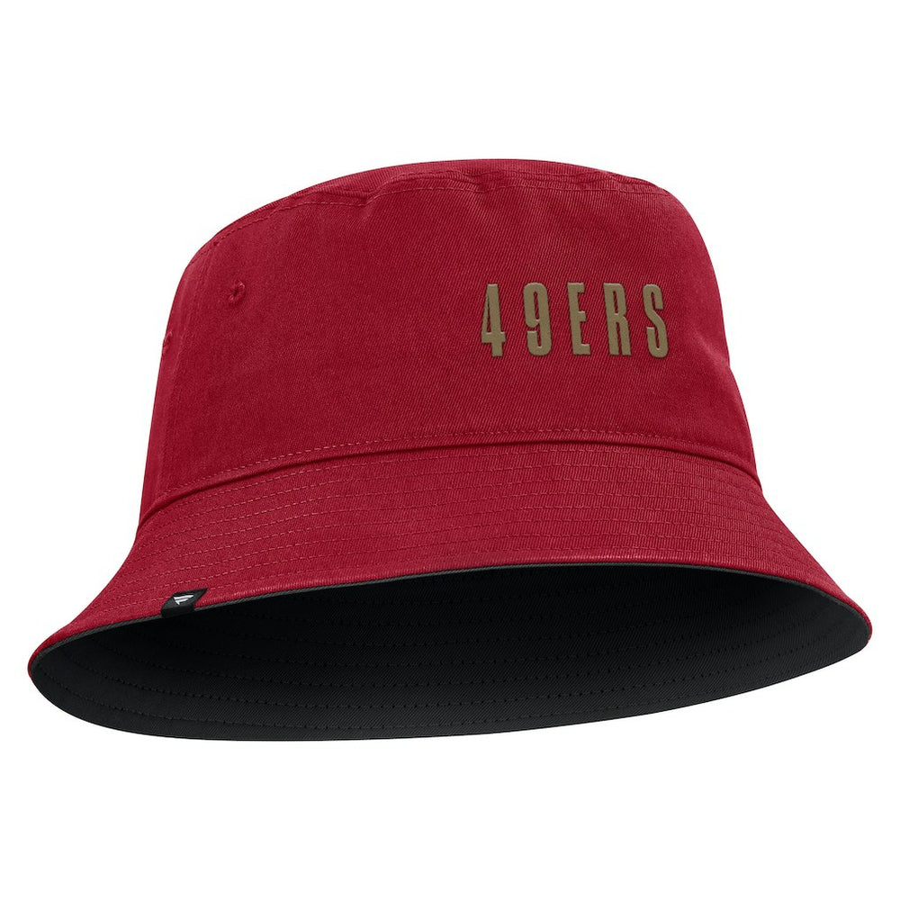 San Francisco 49ers Strong Side Bucket Hat - Scarlet Hats