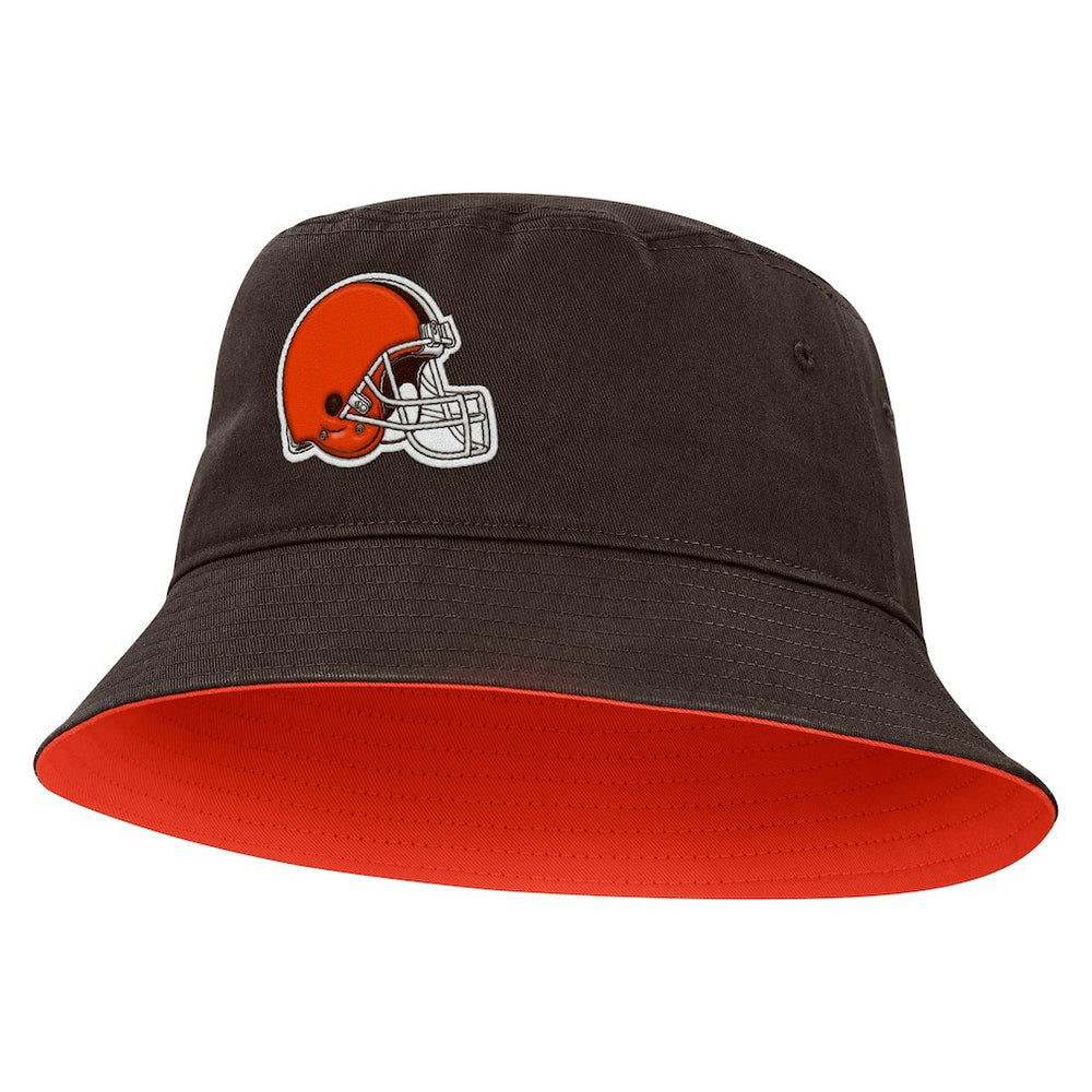Cleveland Browns Strong Side Bucket Hat - Brown Hats