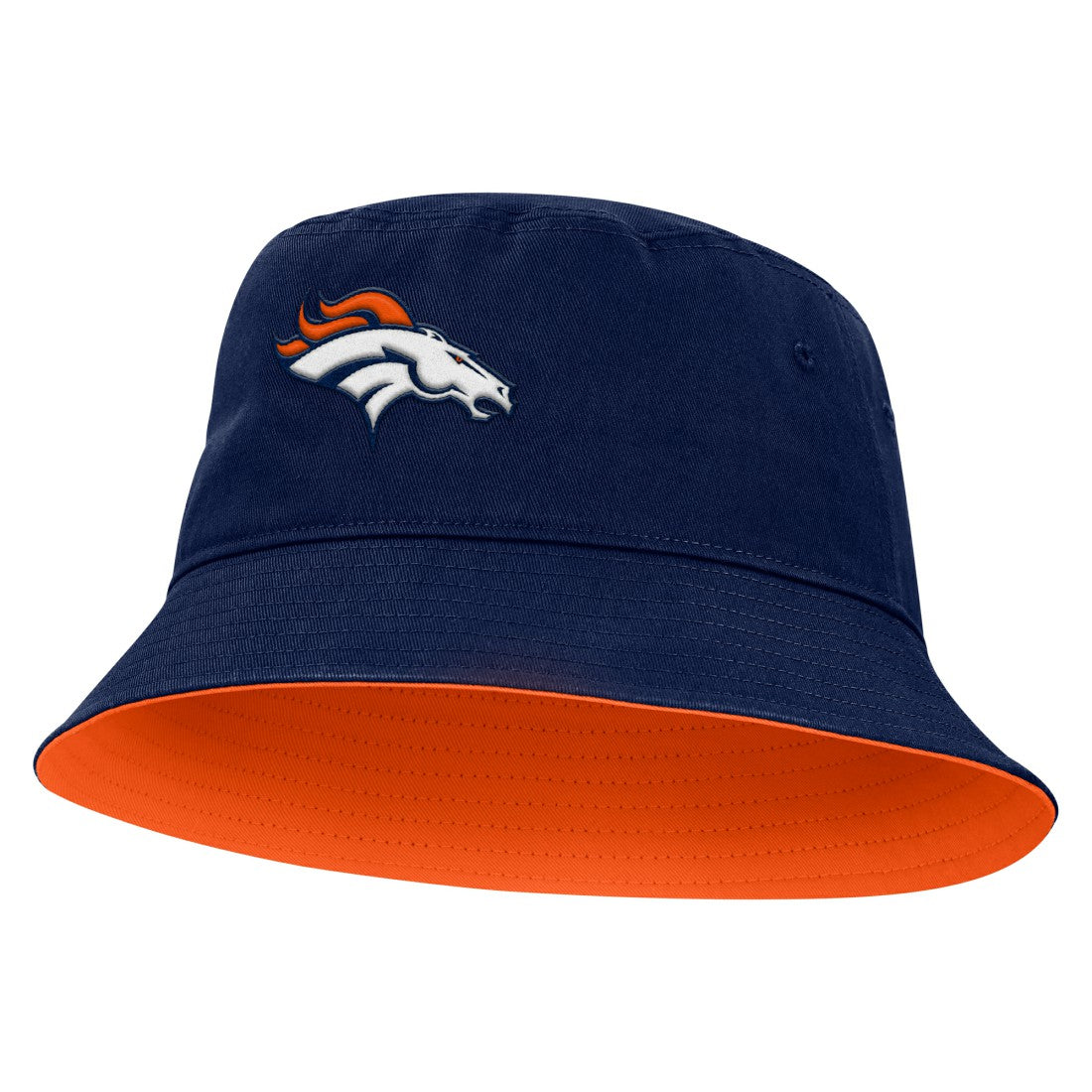 Denver Broncos Strong Side Bucket Hat - Navy Hats