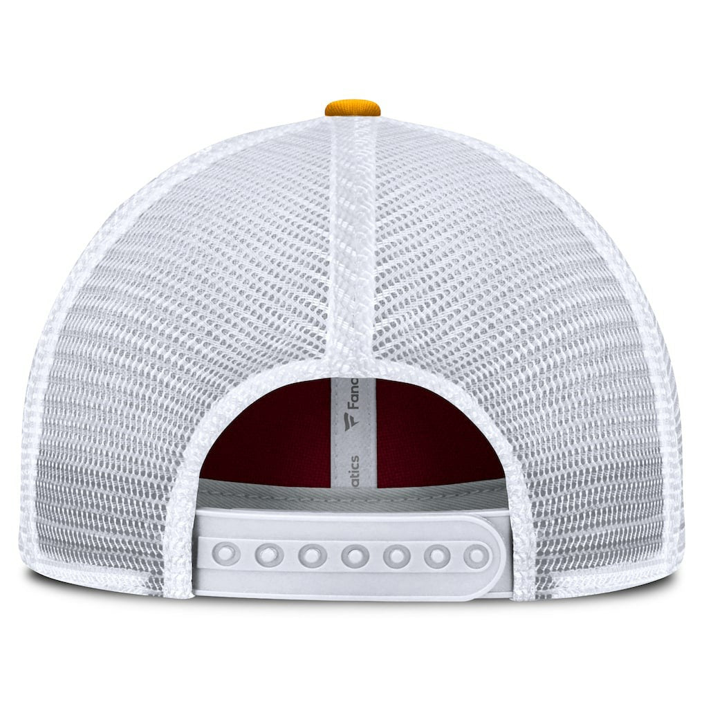 Washington Commanders Franchise Trucker Adjustable Hat - Burgundy/Gold Hats
