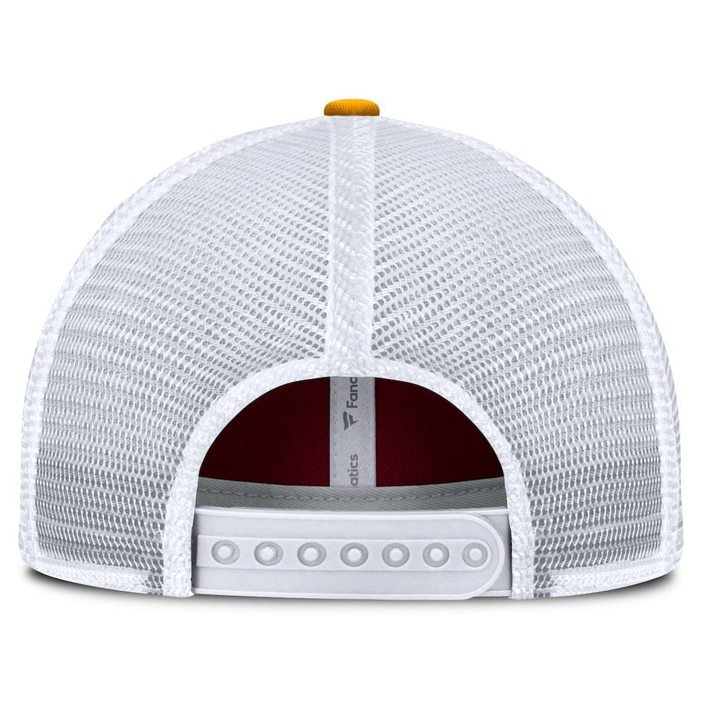 Washington Commanders Franchise Trucker Adjustable Hat - Burgundy/Gold Hats