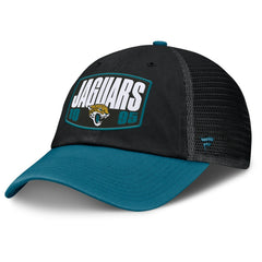 Jacksonville Jaguars Franchise Trucker Adjustable Hat - Black/Teal Hats