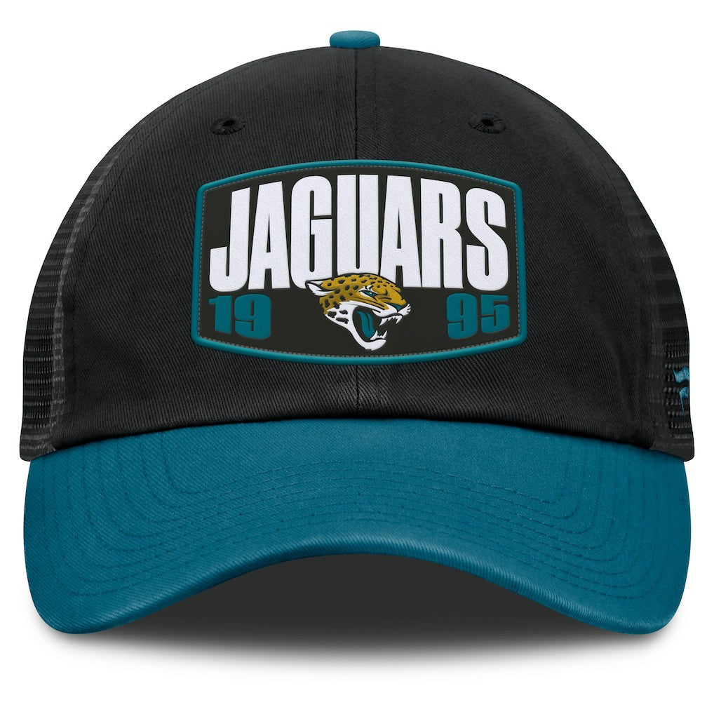 Jacksonville Jaguars Franchise Trucker Adjustable Hat - Black/Teal Hats