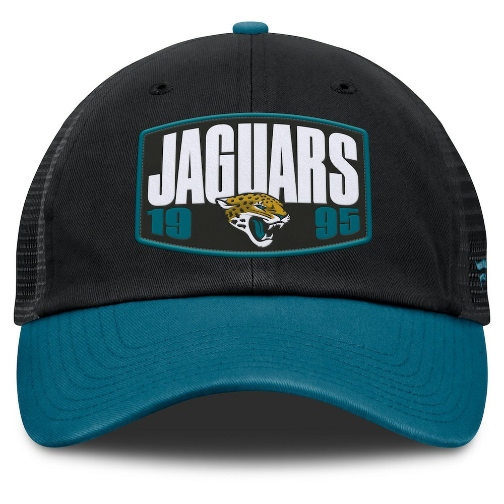 Jacksonville Jaguars Franchise Trucker Adjustable Hat - Black/Teal Hats