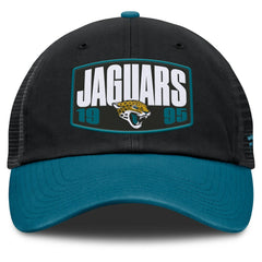 Jacksonville Jaguars Franchise Trucker Adjustable Hat - Black/Teal Hats