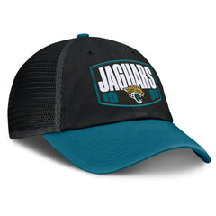 Jacksonville Jaguars Franchise Trucker Adjustable Hat - Black/Teal Hats
