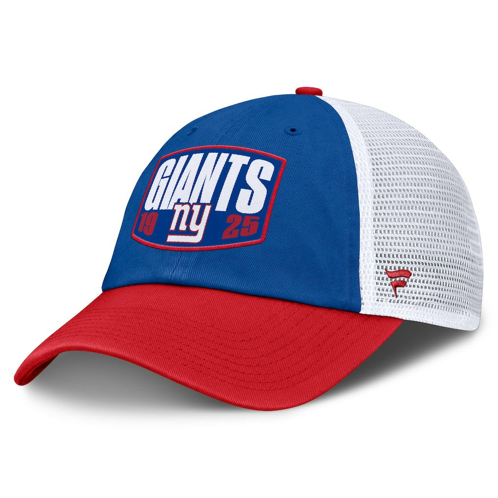 New York Giants Franchise Trucker Adjustable Hat - Royal/Red Hats