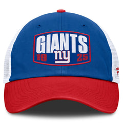 New York Giants Franchise Trucker Adjustable Hat - Royal/Red Hats