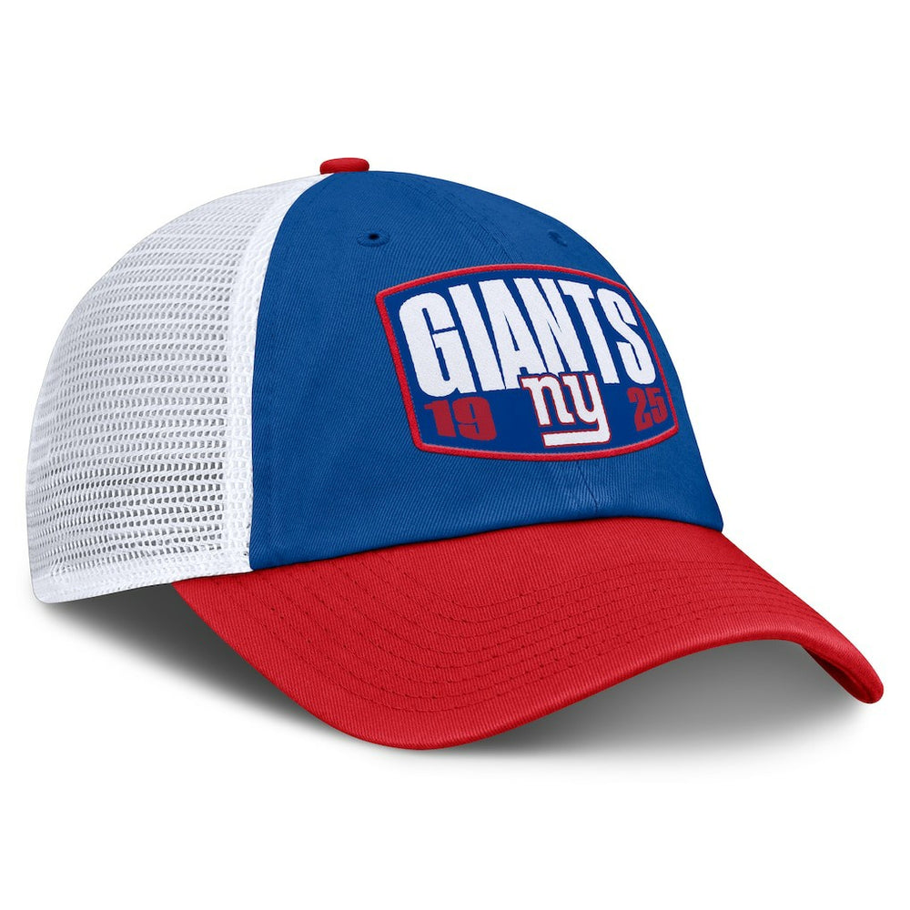New York Giants Franchise Trucker Adjustable Hat - Royal/Red Hats